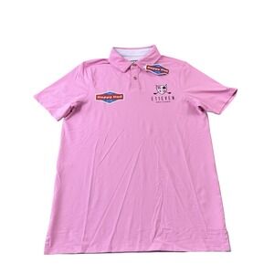 Happy Dad Pink E11EVEN Golf Classic Performance Polo Shirt Size XS NWT